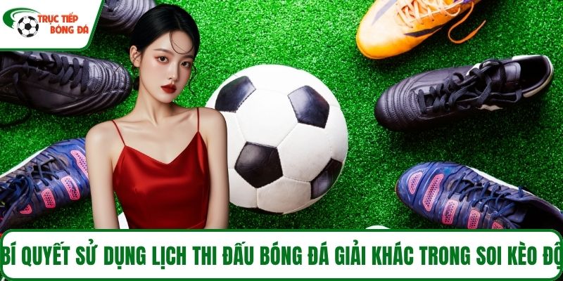 Bí quyết sử dụng lịch thi đấu bóng đá giải khác trong soi kèo độ