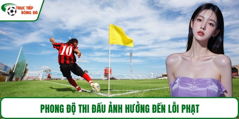 Phong độ thi đấu ảnh hưởng đến lỗi phạt